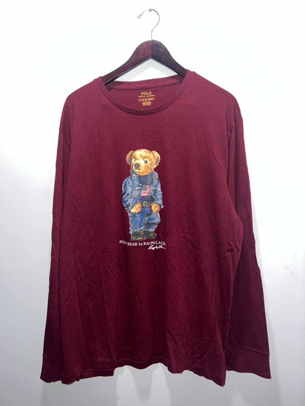 👕🌶️ Polo Ralph Lauren “Polo Bear” Long Sleeve Shirt